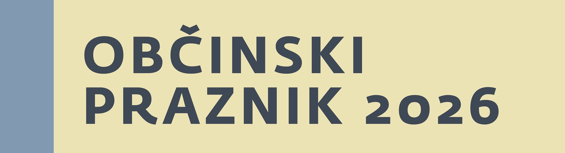 Občinski praznik 2026