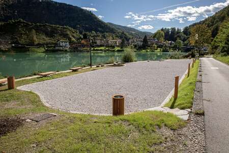 Vstopne točke_jezero Most na Soči (Matevž Rovšček)