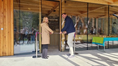 Otvoritev vstopnega objekta v Tolminska korita (Špela Kranjc)