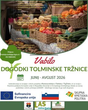 Vabilo Tolminska tržnica 3. 6.26