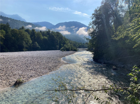 Sanacija erozije pri mostu Kamno (arhiv Hidrotehnik)