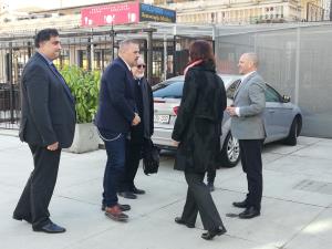 Obisk ministra Pozniča v Tolminu